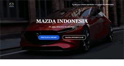 Desktop Screenshot of mazdaindonesia.com